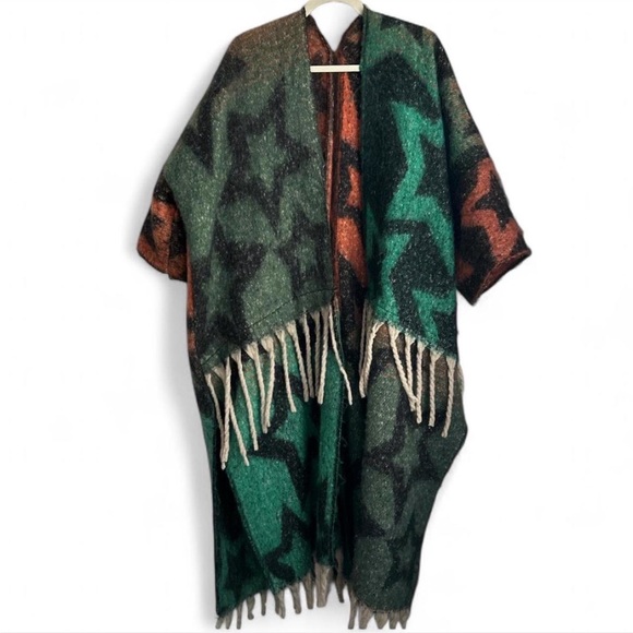 Star Patterned Long Cardigan - Picture 2 of 3